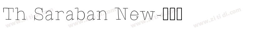 Th Saraban New字体转换